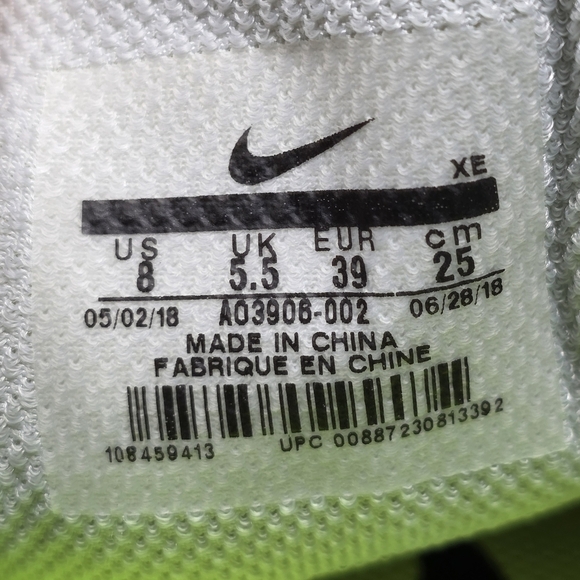 Nike Womens Air Zoom Pegasus 35 A03906-002 Gray Running Shoes Size 8 Pre-owned - Picture 4 of 10